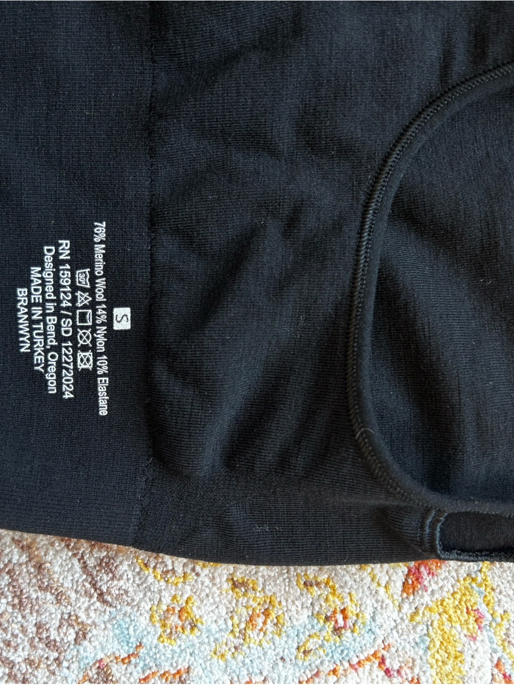 Branwyn Essential Racerback Sports Bra, Black, Size S — image 5 of 5